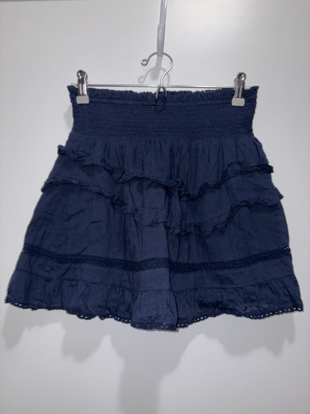 Pigalle Flounce Mini Skirt